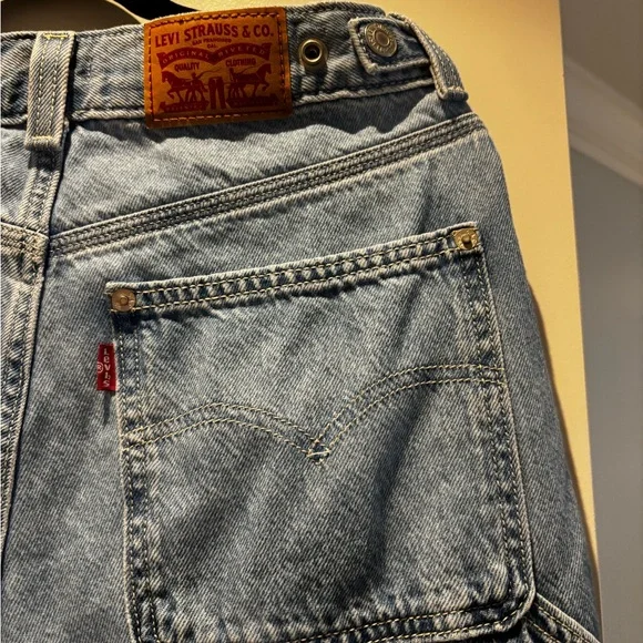 Levis Cinch Baggy Women's Jeans - Light Blue - Picture 8 of 11